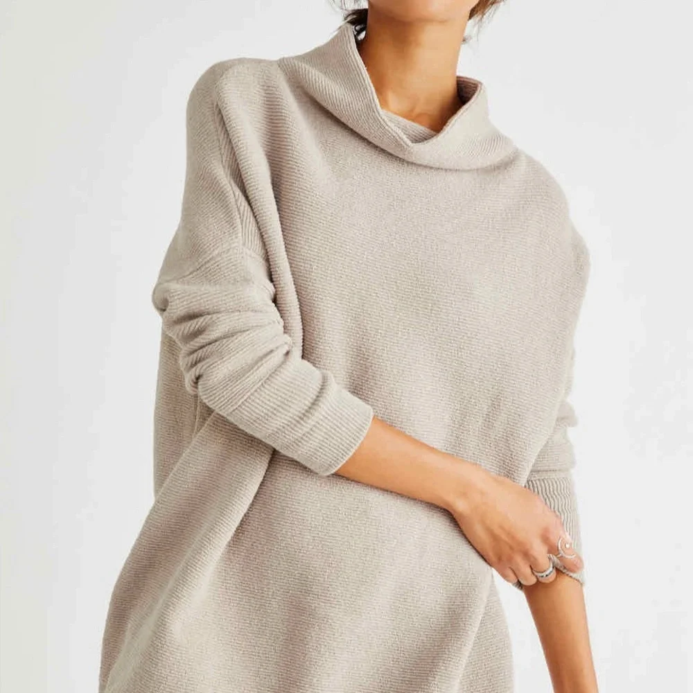 Free People “Ottoman Slouchy Tunic” (Oyster) XS
